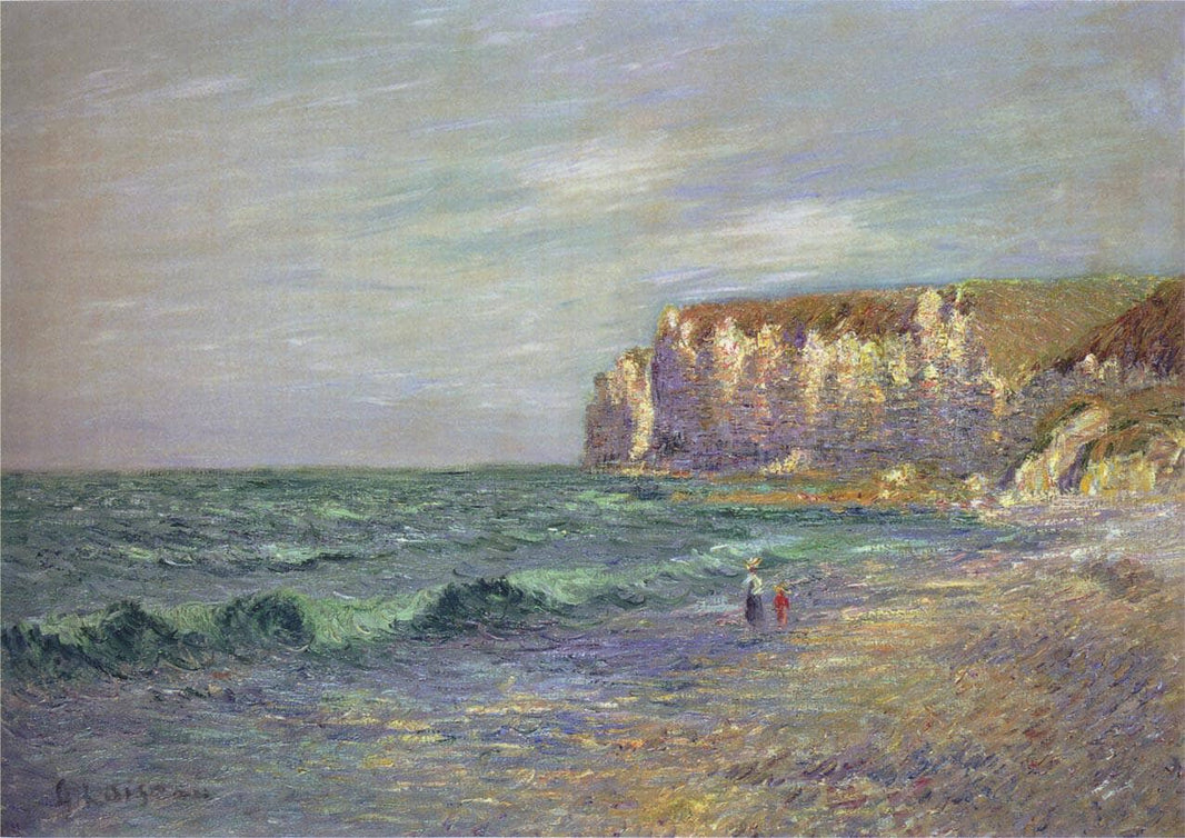 Petit Dalles at Normandy by Gustave Loiseau — hand-painted landscape oil painting reproduction on canvas