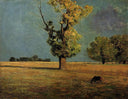 Peyrelebade Landscape by Odilon Redon — hand-painted animal oil painting reproduction on canvas