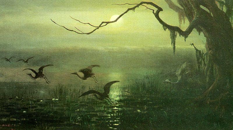 Phantom Crane by William Holbrook Beard — hand-painted eco oil painting reproduction on canvas