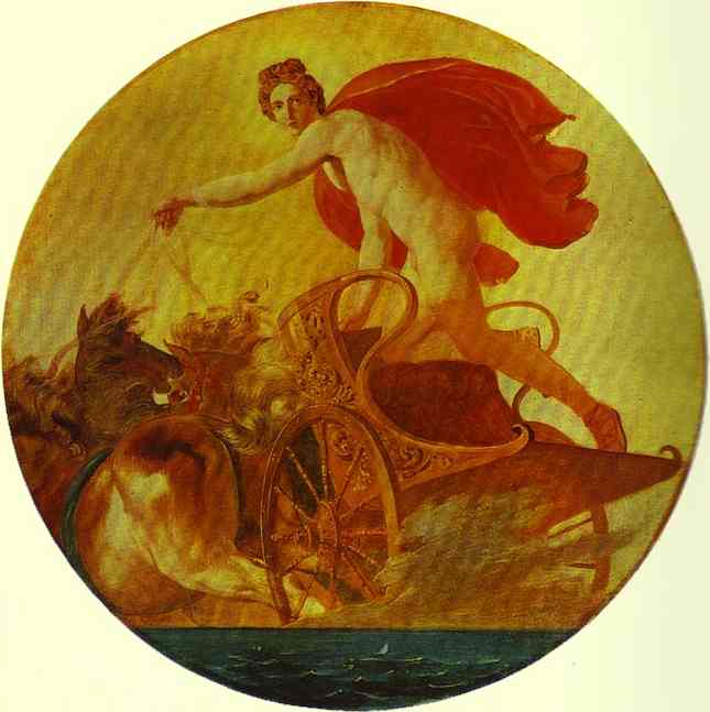 Pheb in His Chariot - Karl Bryullov