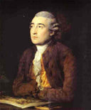 Philip James de Loutherbourg by Thomas Gainsborough — hand-painted portrait oil painting reproduction on canvas