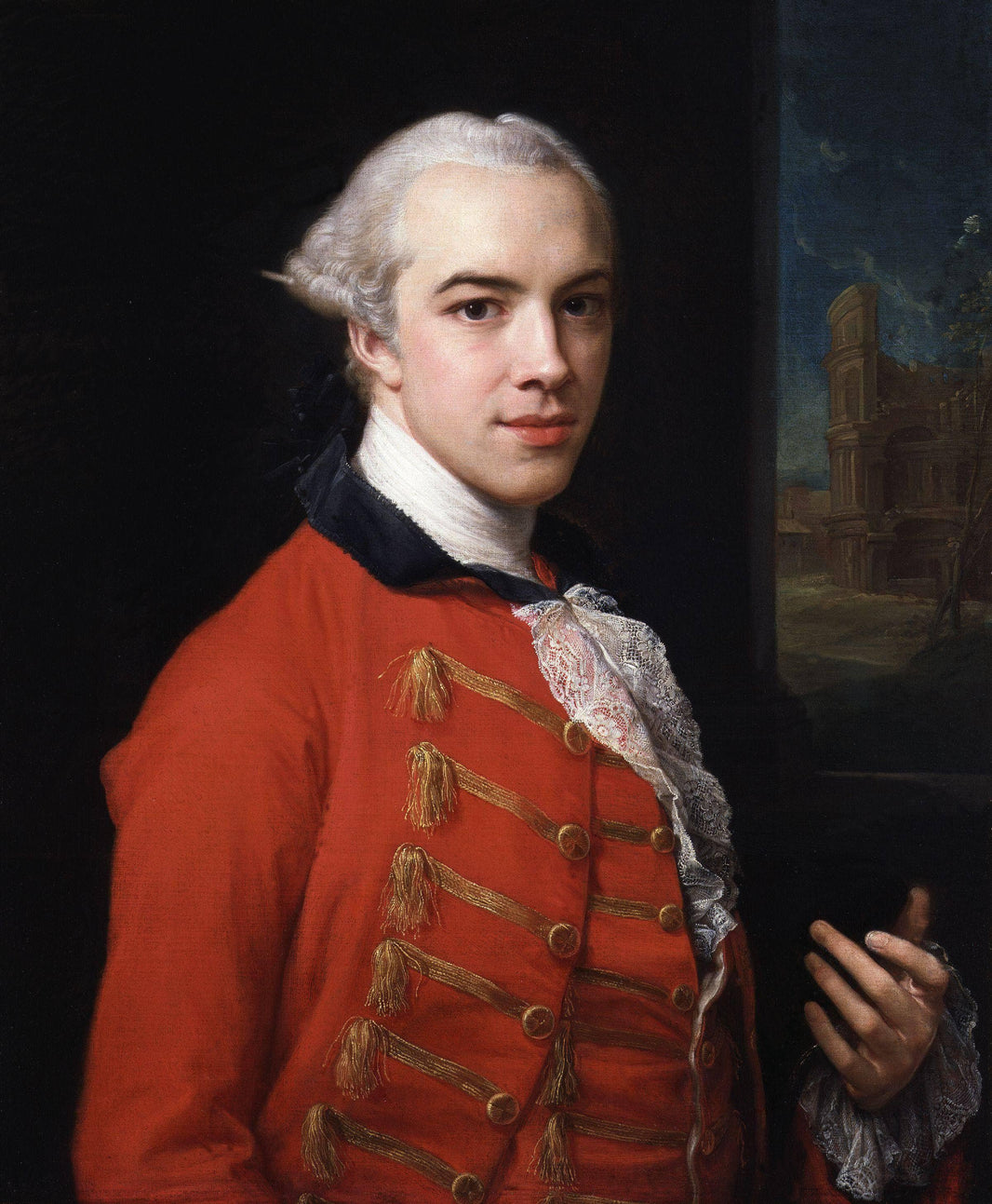 Philip Metcalfe by Pompeo Batoni — hand-painted portrait oil painting reproduction on canvas