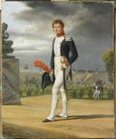Philippe Lenoir (1785-1867), collector, friend of the artist by Horace Vernet — hand-painted portrait oil painting reproduction on canvas