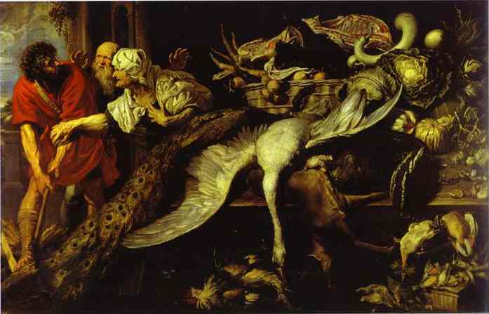 Philomenes Recognized by the Old Woman by Frans Snyders — hand-painted cultural oil painting reproduction on canvas