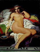 Phryne by Gustave Boulanger — hand-painted portrait oil painting reproduction on canvas