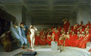 Phryne before the Areopagus by Jean-Leon Gerome — hand-painted cultural oil painting reproduction on canvas