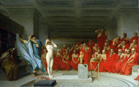 Phryne before the Areopagus by Jean-Leon Gerome — hand-painted cultural oil painting reproduction on canvas