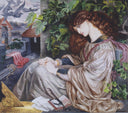 Pia de' Tolomei by Dante Gabriel Rossetti — hand-painted portrait oil painting reproduction on canvas