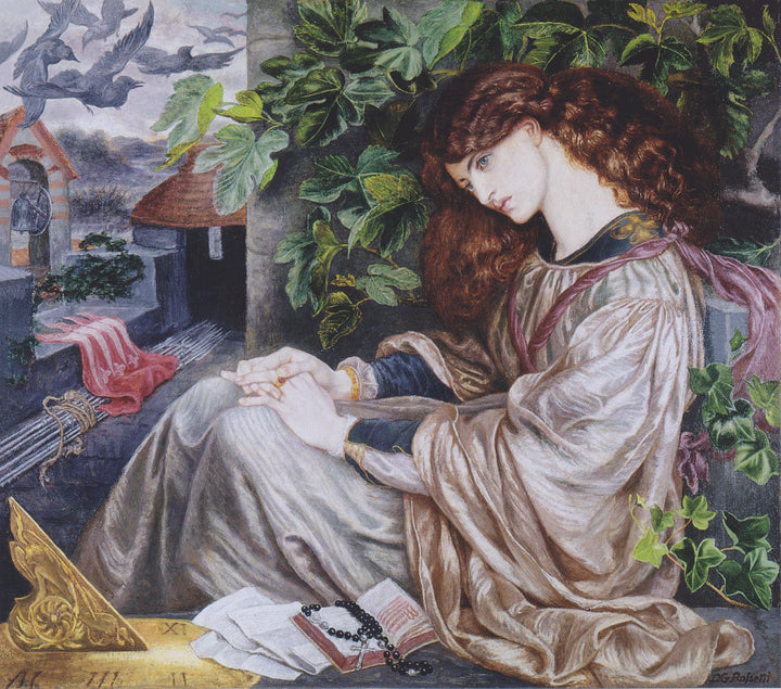 Pia de' Tolomei by Dante Gabriel Rossetti — hand-painted portrait oil painting reproduction on canvas