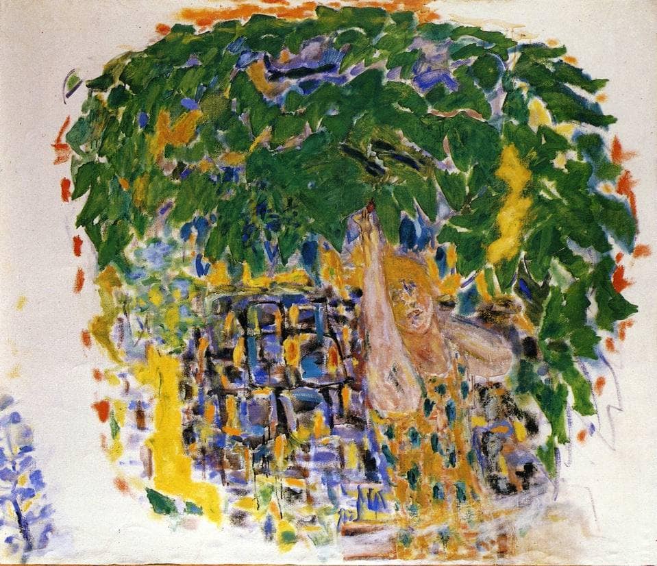 Picking Cherries by Pierre Bonnard — hand-painted abstract oil painting reproduction on canvas