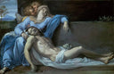 Pietà by Annibale Carracci — hand-painted cultural oil painting reproduction on canvas