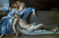 Pietà by Annibale Carracci — hand-painted cultural oil painting reproduction on canvas