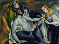 Pietà by El Greco — hand-painted cultural oil painting reproduction on canvas