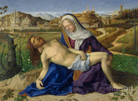 Pieta by Giovanni Bellini — hand-painted cultural oil painting reproduction on canvas