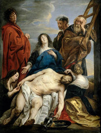 Pieta by Jacob Jordaens — hand-painted cultural oil painting reproduction on canvas