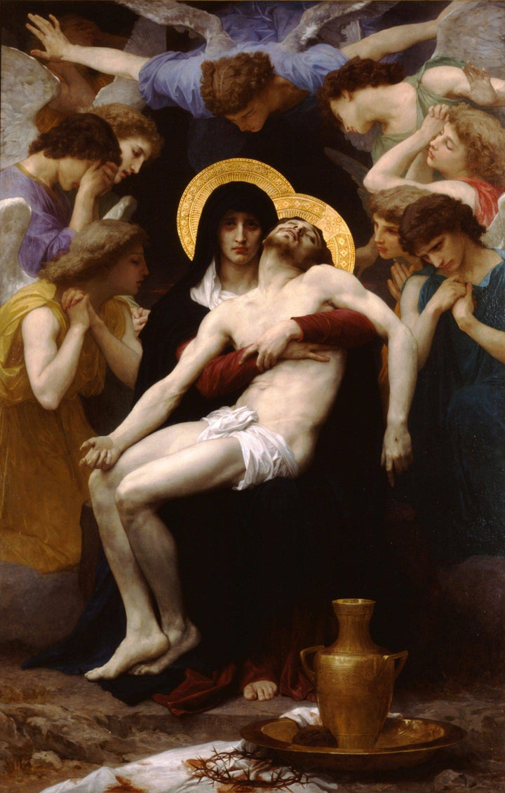 Pieta by William-Adolphe Bouguereau — hand-painted cultural oil painting reproduction on canvas