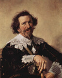 Pieter van den Broecke by Frans Hals — male oil painting wall art, Baroque