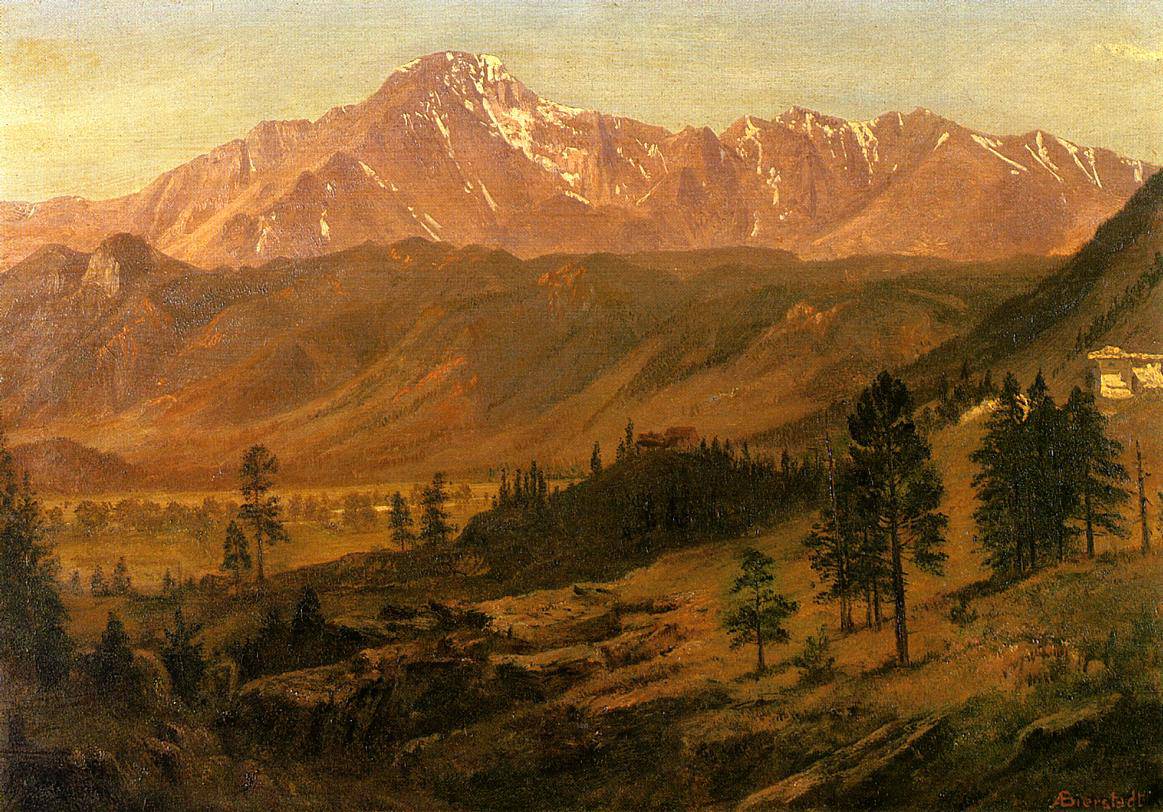 Pikes Peak - Albert Bierstadt