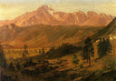 Pikes Peak by Albert Bierstadt — hand-painted botanical oil painting reproduction on canvas