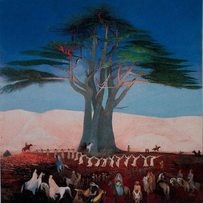 Pilgrimage to the Cedars in Lebanon by Tivadar Kosztka Csontvary — oil painting reproduction