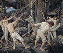 Pioneers in Karelia by Pekka Halonen — hand-painted abstract oil painting reproduction on canvas