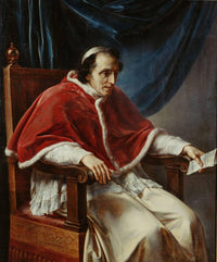Portrait of Pope Pius VII (Barnaba Chiaramonti) by Vincenzo Camuccini — hand-painted pop oil painting reproduction on canvas