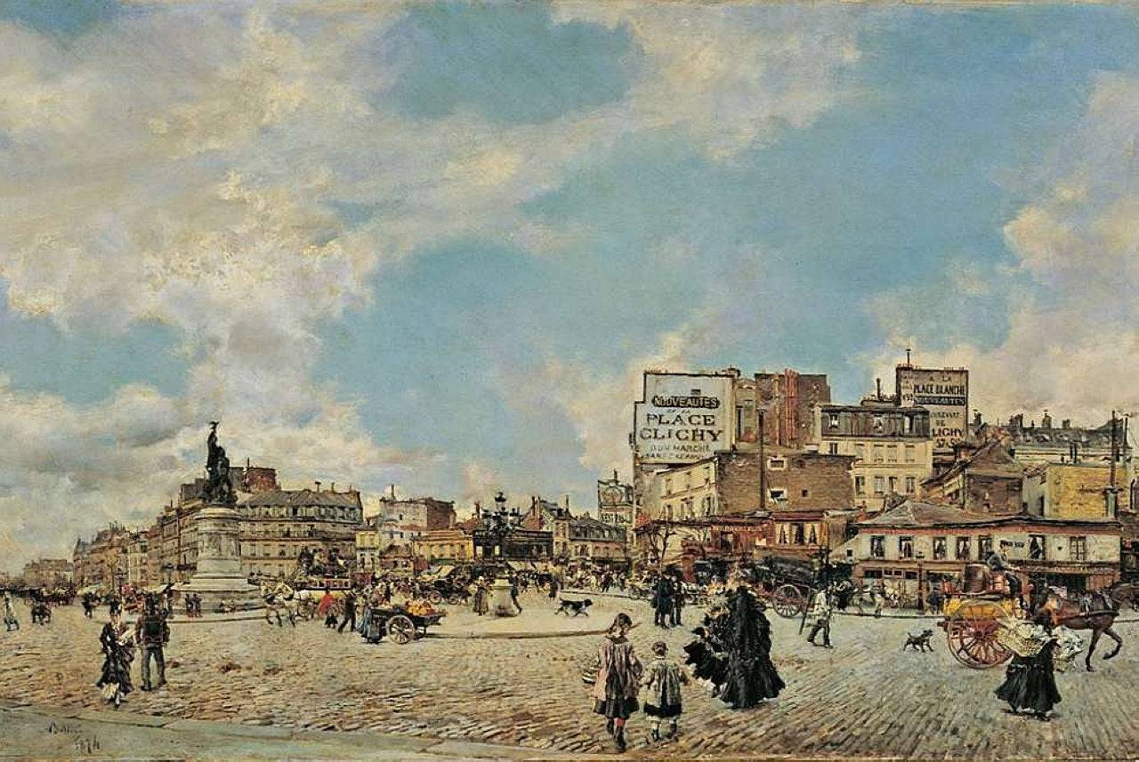 Place Clichy - Giovanni Boldini