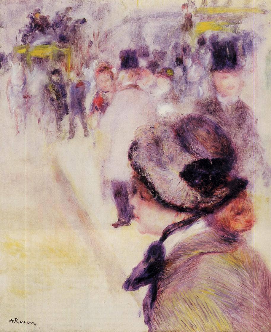 Place Clichy by Pierre-Auguste Renoir — hand-painted portrait oil painting reproduction on canvas