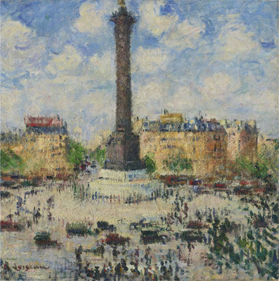 Place de la Bastille in bedroom