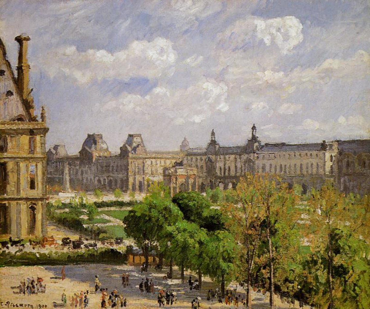 Place du Carrousel, the Tuileries Gardens - Camille Pissarro