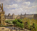 Place du Carrousel, the Tuileries Gardens by Camille Pissarro — city oil painting wall art, Impressionism