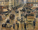 Place du Havre, Paris by Camille Pissarro — city oil painting wall art, Impressionism