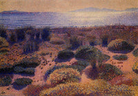Plage de la Vignassa by Henri-Edmond Cross — hand-painted botanical oil painting reproduction on canvas