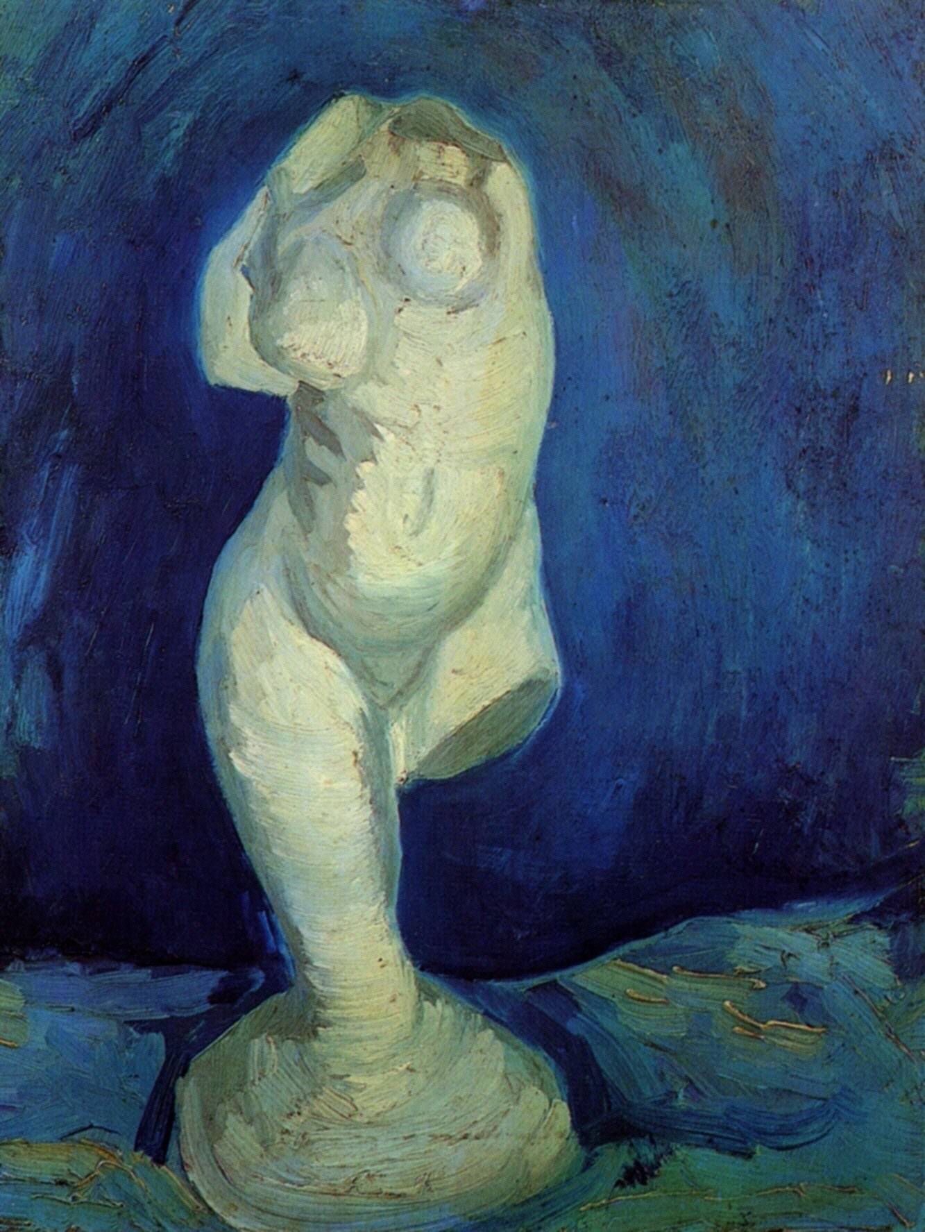 Plaster Statuette of a Female Torso - Vincent van Gogh