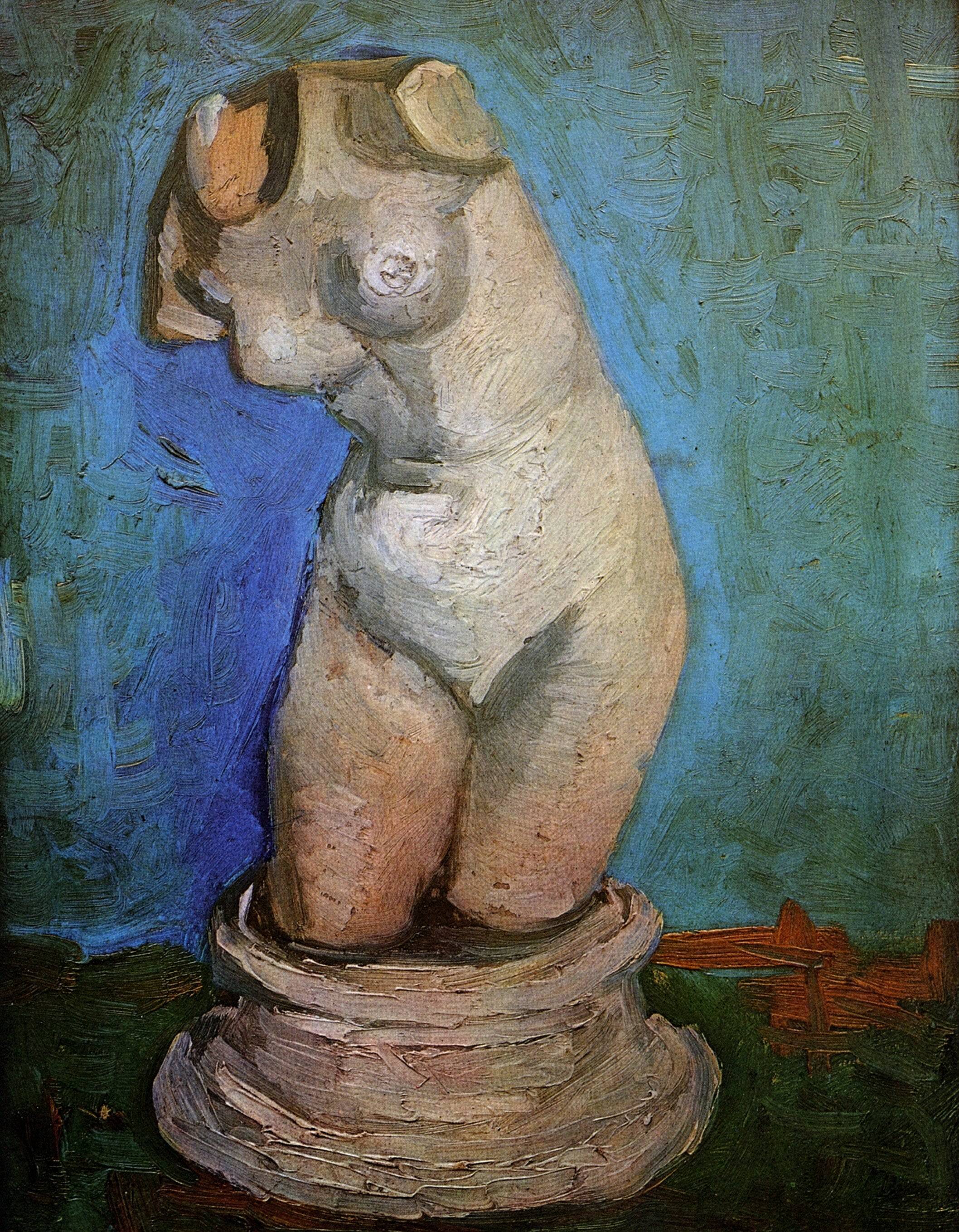 Plaster Statuette of a Female Torso - Vincent van Gogh