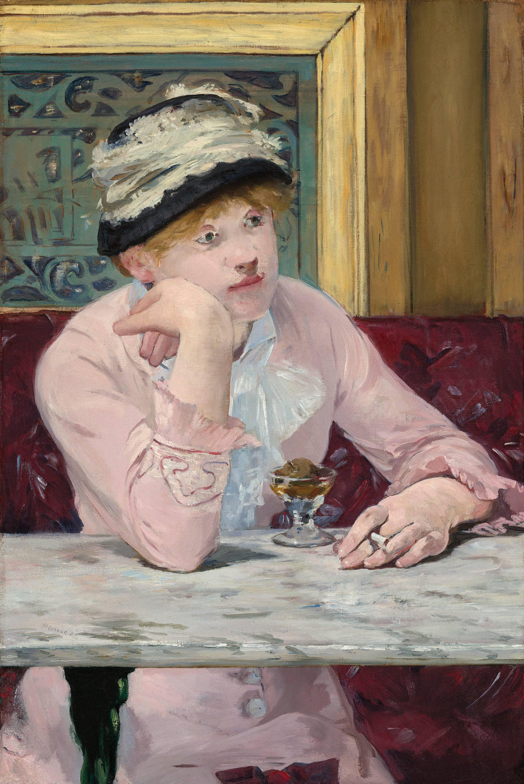 Plum by Edouard Manet — hand-painted portrait oil painting reproduction on canvas