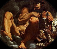 Pluto by Agostino Carracci — hand-painted cultural oil painting reproduction on canvas