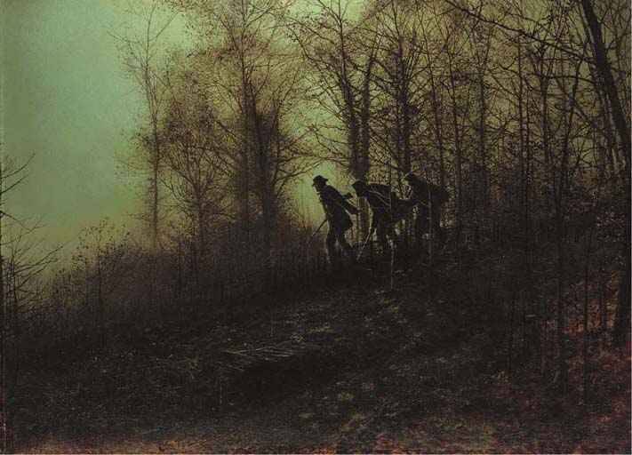 Poachers - John Atkinson Grimshaw