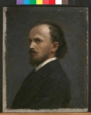 Podobizna Josefa Tulky by Maximilian Pirner — male oil painting wall art, Realism