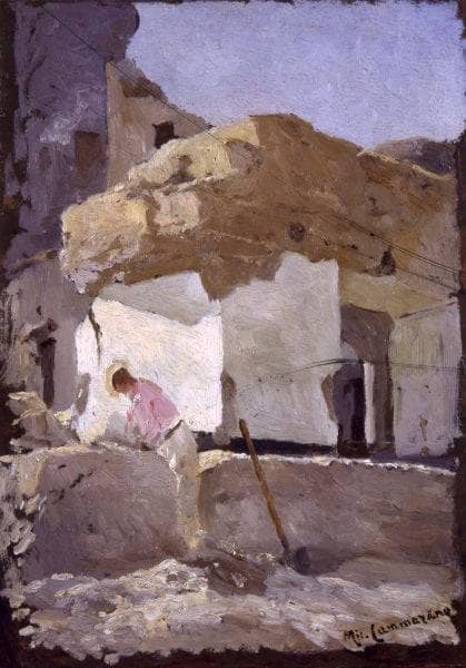 Poems by Michele Cammarano — hand-painted architectural oil painting reproduction on canvas