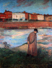 Poet by Henri Martin — hand-painted architectural oil painting reproduction on canvas