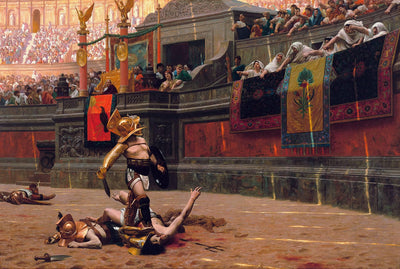 Pollice Verso by Jean-Leon Gerome — oil painting reproduction