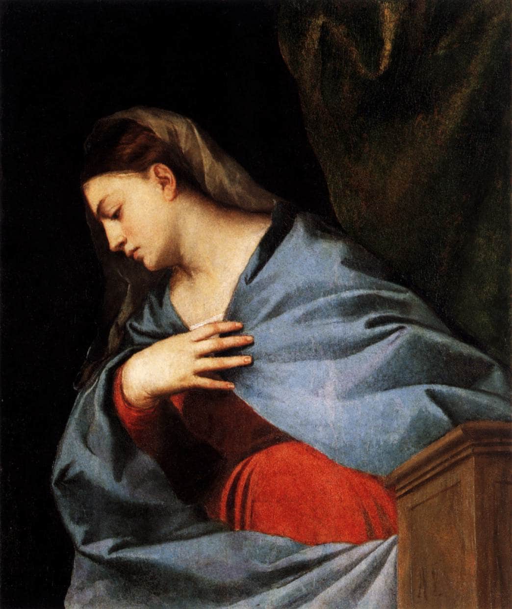 Polyptych of the Resurrection Virgin Annunciate - Titian