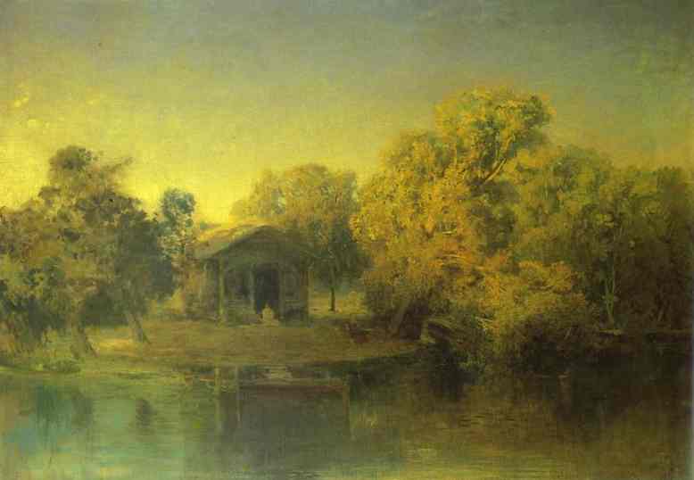 Pond at the Sunset - Fyodor Vasilyev