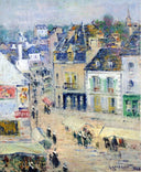 Pont Aven, Grey Weather by Gustave Loiseau — hand-painted botanical oil painting reproduction on canvas