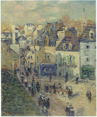 Pont Aven by Gustave Loiseau — hand-painted architectural oil painting reproduction on canvas
