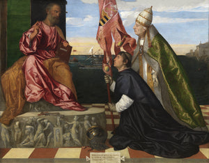 Pope Alexander IV Presenting Jacopo Pesaro to St Peter - Titian