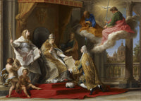 Pope Benedict XIV Presenting the Encyclical 'Ex Omnibus' to the Comte De Stainville, Later Duc De Choiseul