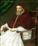 Pope Gregory XIII by Lavinia Fontana — male oil painting wall art, Mannerism Late Renaissance