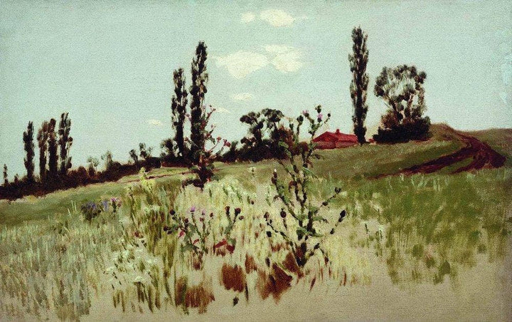 Poplar trees by Arkhyp Kuindzhi — hand-painted botanical oil painting reproduction on canvas